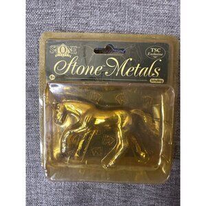 Vtg Peter Stone Horses Metals Silver Tone Horse Figure Schylling 2005